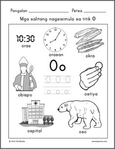 salitang nagsisimula sa o|Tagalog words start with letter o .